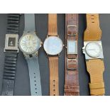 Collection of 5 fashion wristwatches