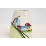 Lorna Bailey large oval vase deco house