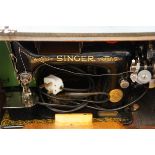 Cased signer sewing machine