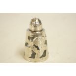 Silver powder bottle