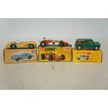 Dinky Toys 110 Aston Martin Corgi 158 & Dinky 197