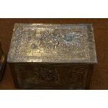 Brass log box