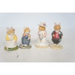 4x Royal Doulton figures From the Brambly hedge gi