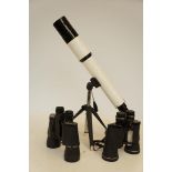 Vintage microscope together with Zenith & pianzlux