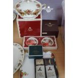 9 Pieces of royal Albert old country rose & 1 piec
