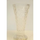 Large crystal vase Height 39 cm