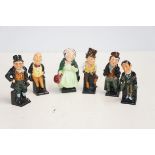 6 Doulton dickens figures