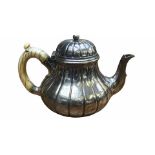 Silver teapot - Full London hallmarks c1885 Total