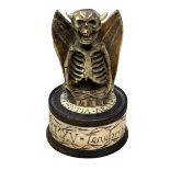 Bone carved satan snuff box