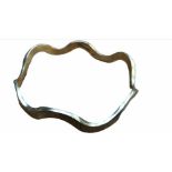 9ct gold bangle Weight 15.4g