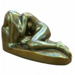 Zsolnay Hungary. Art Deco figure of a nude lady