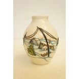 Moorcroft Home for christmas vase Height 5''