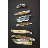 Collection of pen knives