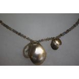 Donna Barry Silver & beaded necklace