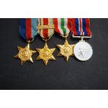 Military medals -1939-45 star, Africa star, Italy