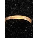 9ct Rose gold ring Size N