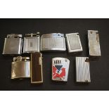 Collection of retro cigarette lighters