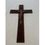 Wood & metal crucifix