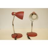 2x Table lamps