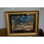 La Terre framed picture