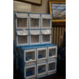 5x Unopened 6 draw small storage boxes