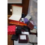 Collection of jewellery boxes - some costume jewel