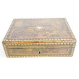 Victorian inlaid games box