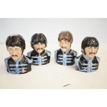 Set of 4 Beatle Toby Jugs limited edition