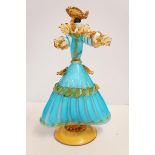 Large Italian glass masquerade dancer Height 46 cm