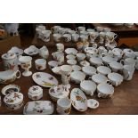 Large collection of Royal Worcester Evesham