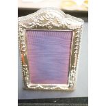 Elizabeth II silver easel frame sheffield 1992 Hei