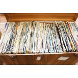 Box of 168 single records