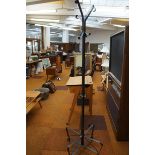 Wrought iron coat stand