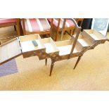 Free standing large cantilever sewing box