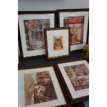 Paul Monteagle limited edition signed prints x4 &