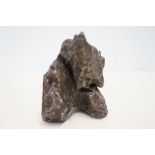 Meteorite - weight 1293.5 grams, 9cm - magnetic