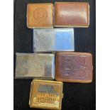 6x Cigarette cases