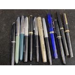 Collection of fountain pens to include Conway