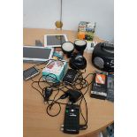 Collection of electricals to include samsung table