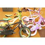 4 Childs bikes