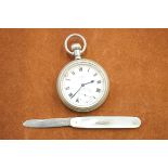 Kays standard lever plated pocket watch currently