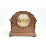 1930's oak cased clock