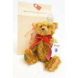 Steiff musical christmas teddy bear