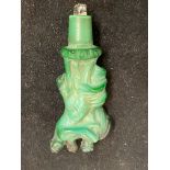 Green possibly Malachite wine bottle cork