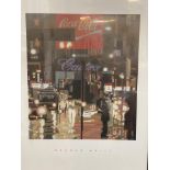 Werner Opitz framed Coca-Cola picture