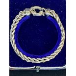 Boxed silver wrist chain