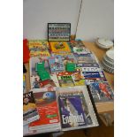Collection of football book form the 60's & 70's,