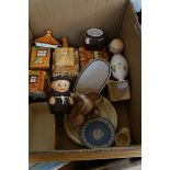 Box of ceramics to include goebels