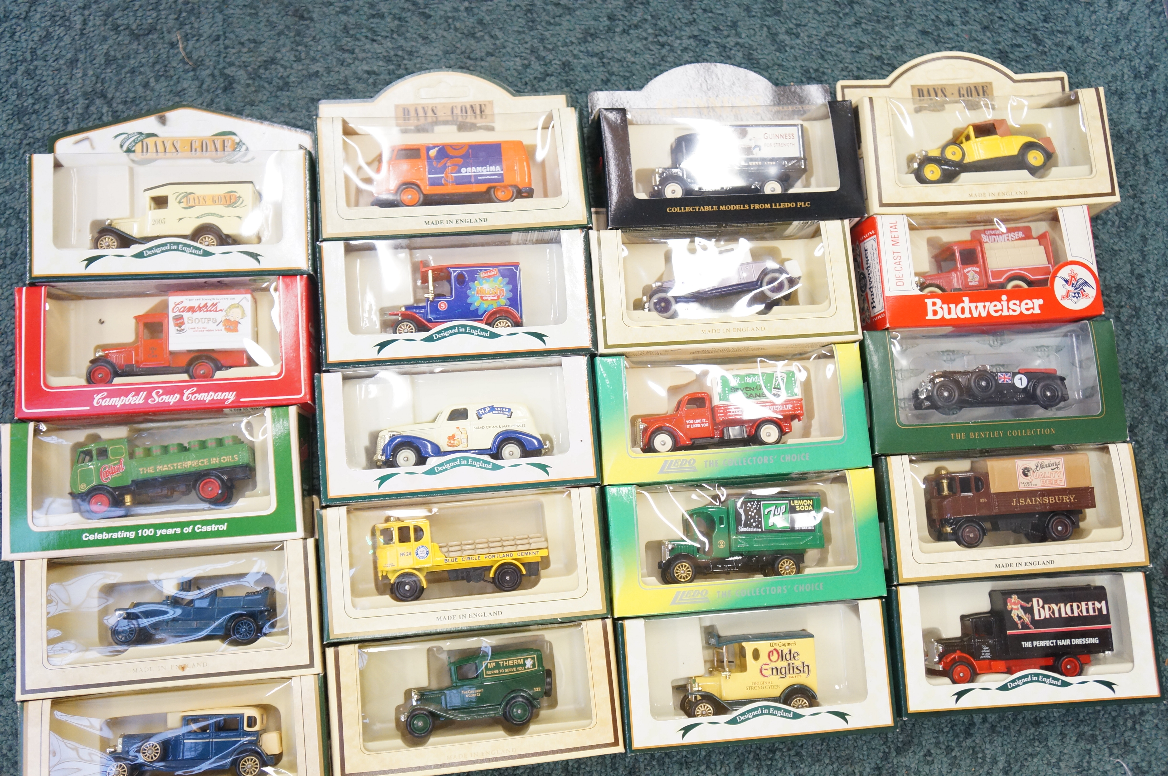 collection of model vehicles