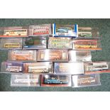 Collection of 18 model buses & Coaches